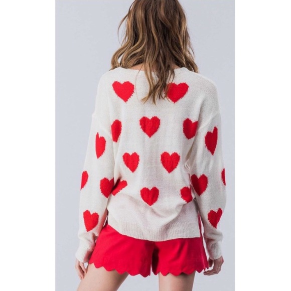 Last 1️⃣ Valentine Heart Knit Sweater - Picture 4 of 7